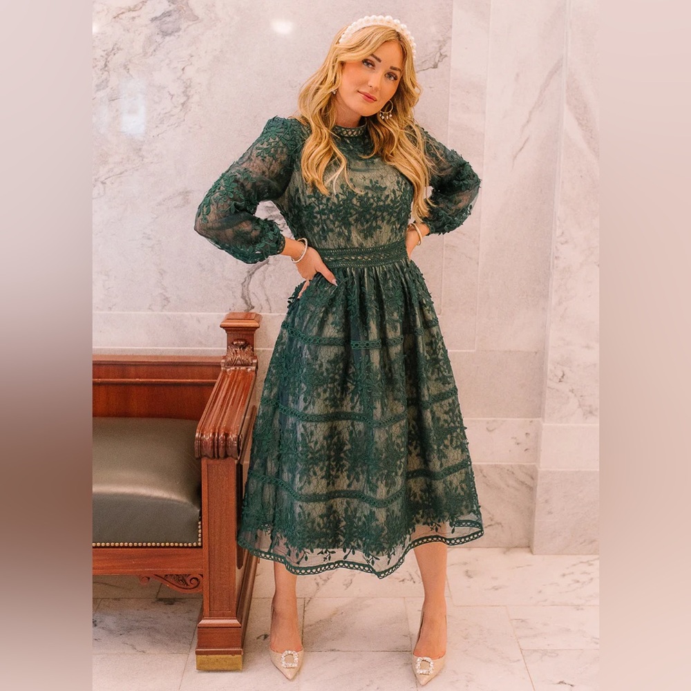 Ivy City Green Dress